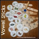 Vowel Sticks