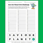 Save Our Planet Word Challenge