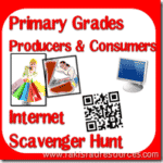 Raki’s Rad Resources – Free Internet Scavenger Hunt on Producers & Consumers