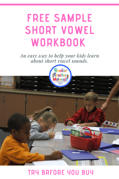 short vowel workbook