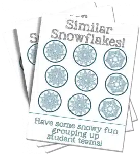 Winter Student Grouping Ideas