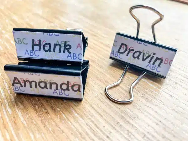 DIY Student Clipboards with a Binder Clip!