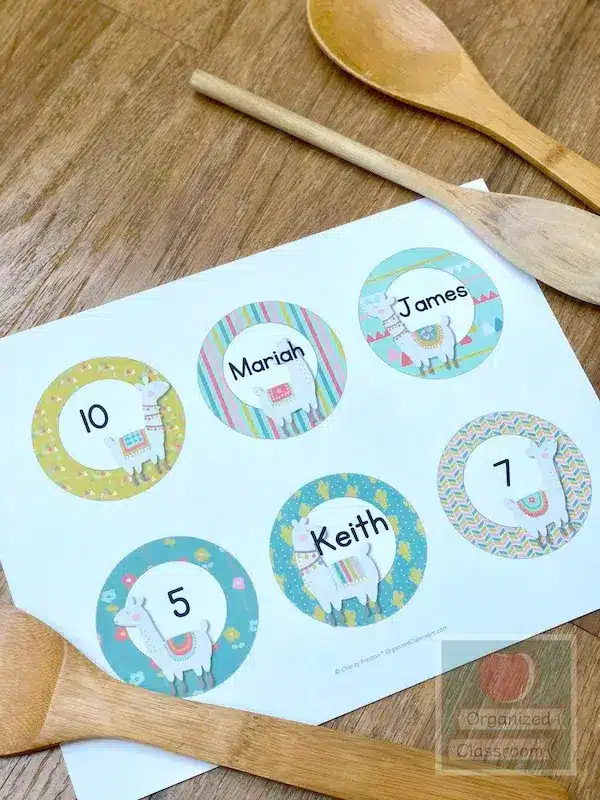 Classroom Library Checkout Form