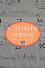 Curriculum Map Calendar Template Freebie