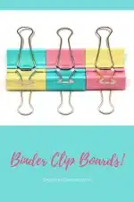 DIY Student Clipboards with a Binder Clip!