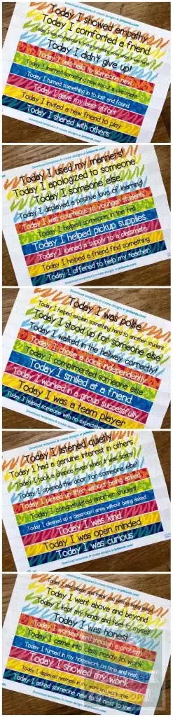 Bragging About Character Building