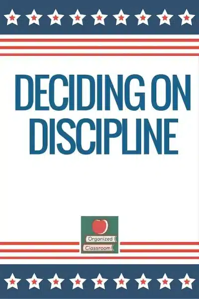 Discipline Policy Poster Freebie