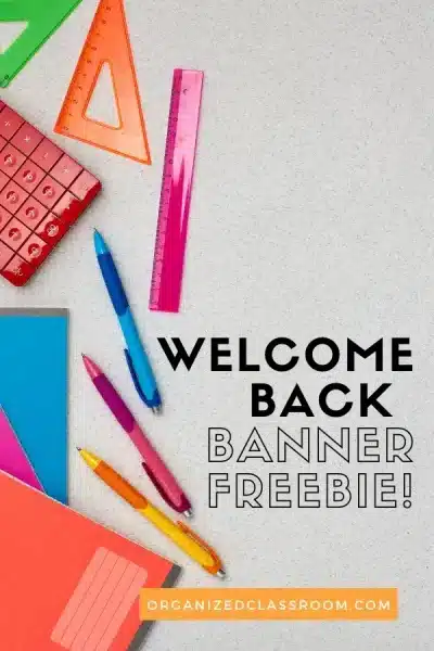 Back to School Welcome Banner
