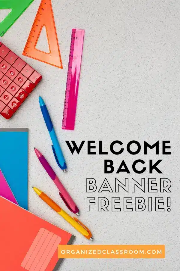 Back to School Welcome Banner