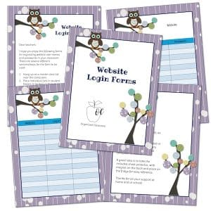 School and Home Website Login Forms