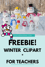 Free Winter Clipart for Teachers
