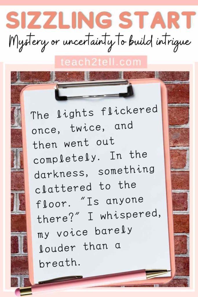 mystery in writing