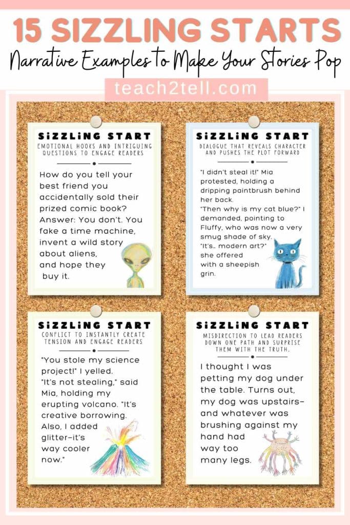 narrative openers starters