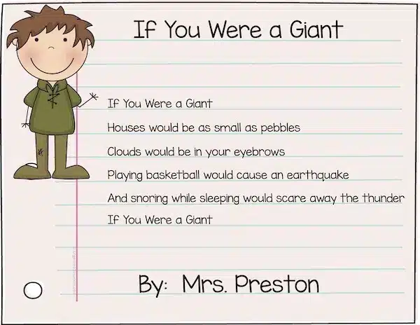 Poetry Pack Activity