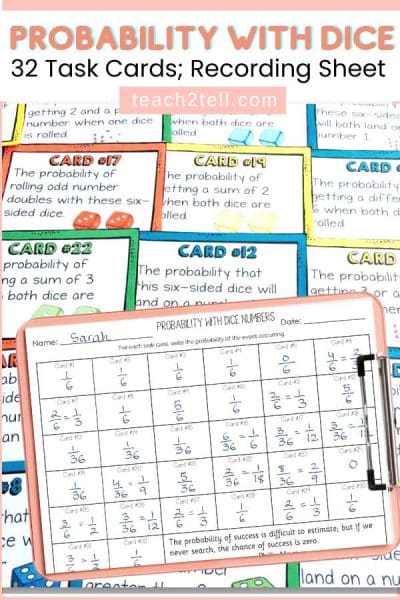 Teaching Theoretical Probability with Dice
