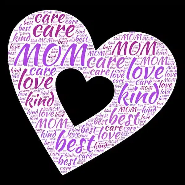 Mother's Day Word Art