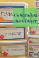 Pretty Up Your Classroom Clutter