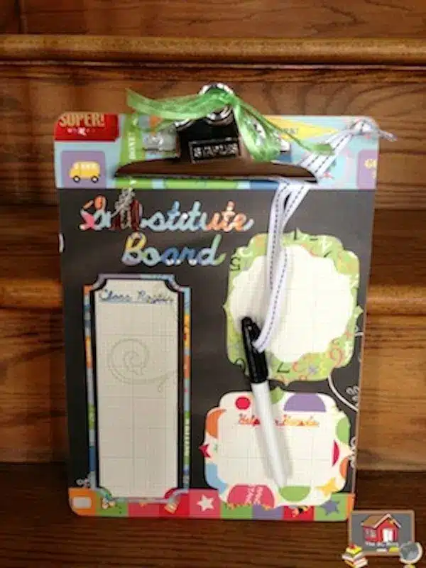 Substitute Binder Template