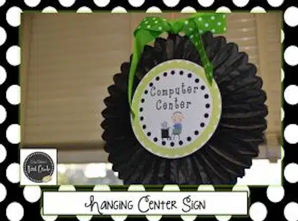 Center Number Signs
