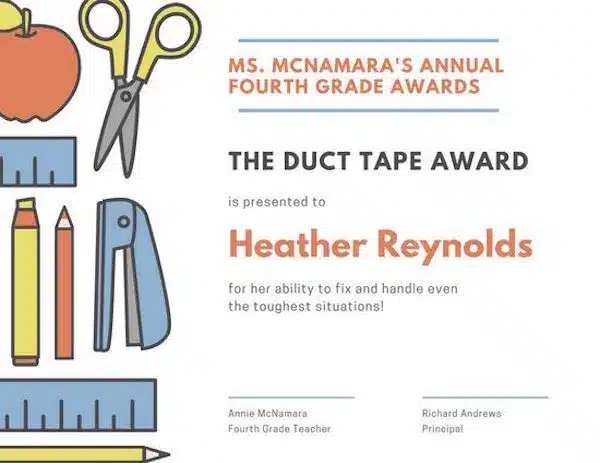 Award Ceremony Editable Certificates