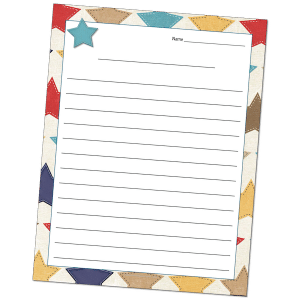 Blank Writing Page for Students