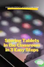Website Login Card Box Idea for Tablets in the Classroom