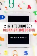 Classroom Tablet and Charger Organization Hack