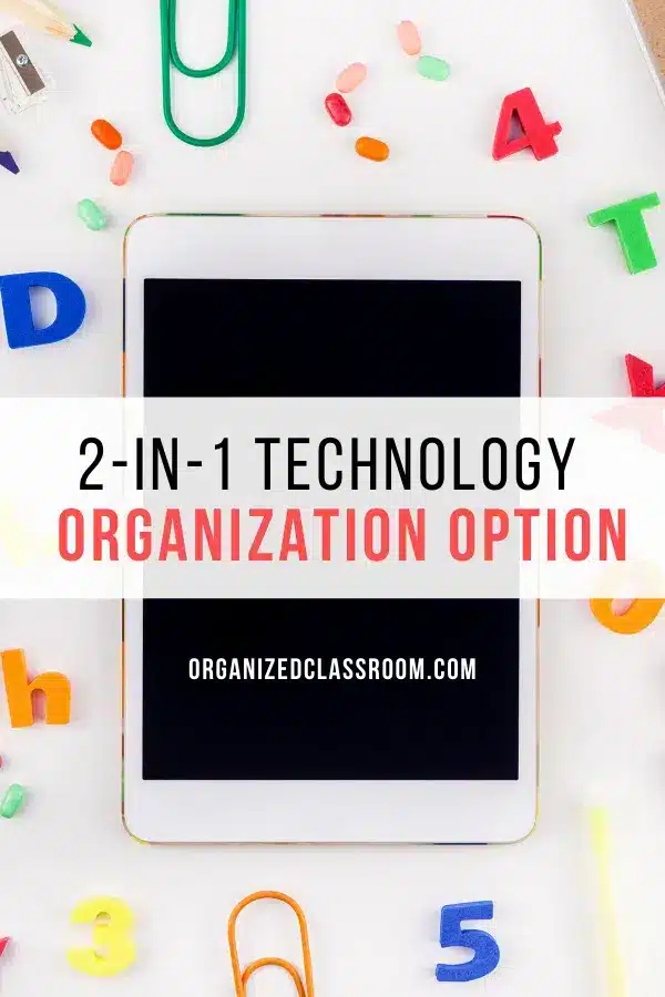 Classroom Tablet and Charger Organization Hack