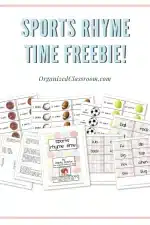 Sports Rhyming Game for Kids!