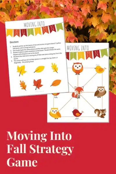 Fall Math Game Freebie