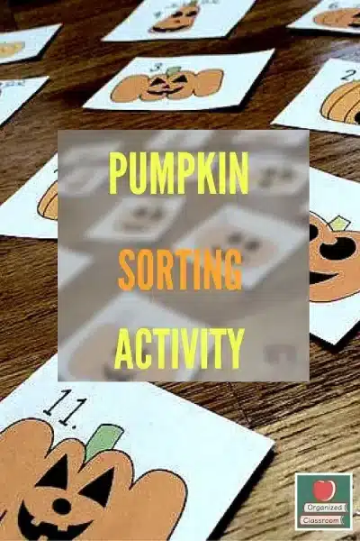 Pumpkin Sorting Packet