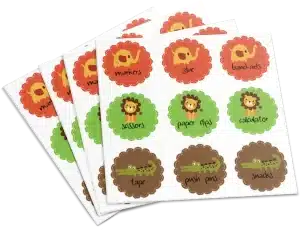 Shoe Caddy Organizer Labels