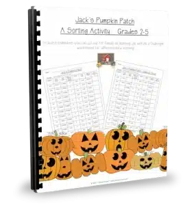 Pumpkin Sorting Packet