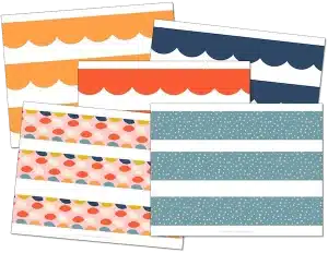 Free Bulletin Board Borders Pack