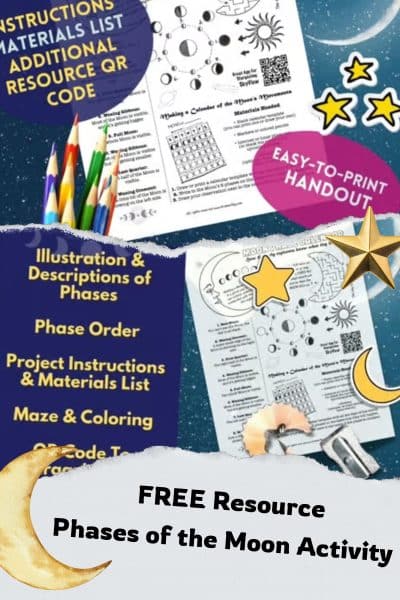 If you’re searching for free science printables, moon phase worksheets, or a ready-to-use astronomy activity, this Moon Phase Calendar project is an easy, kid-friendly way to bring nature-based learning into your classroom or homeschool routine. 👉 Download the free Moon Phase Calendar here:
https://www.teacherspayteachers.com/Product/Moon-Phase-Calendar-Project-Instructions-Moon-Phase-Info-11734062