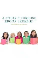 Teaching Author’s Purpose