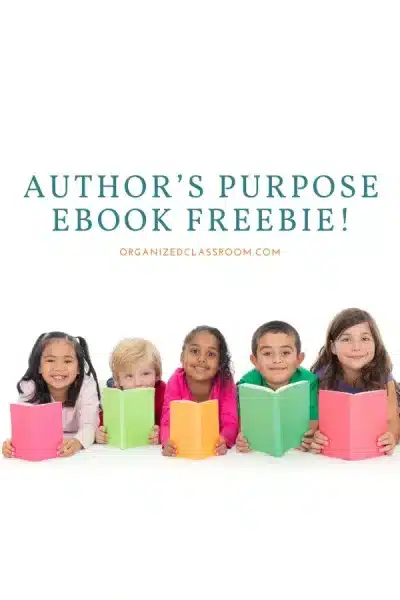 Teaching Author's Purpose