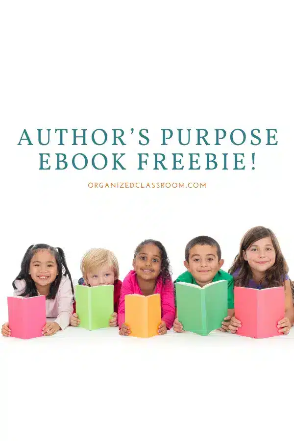 Teaching Author's Purpose