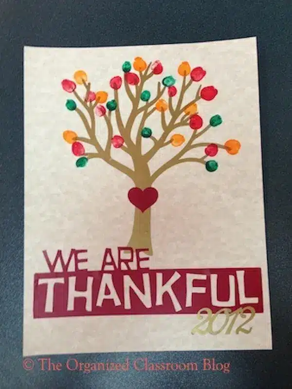 Thanksgiving Classroom Craftivity