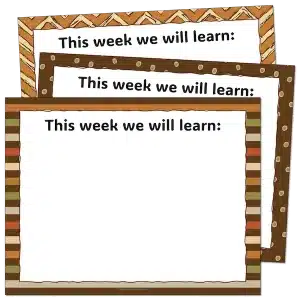 Standards Display Posters