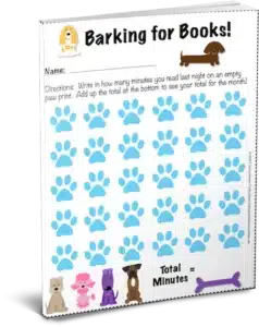 Free Dog Themed Reading Log and Sub Clipboard Idea!
