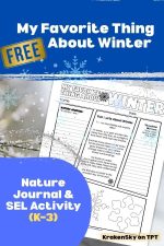 Winter Nature Journal + SEL Activity for K–3 (Free Download!)