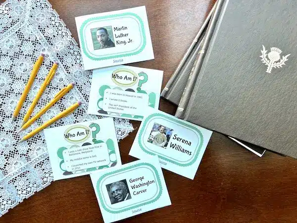 Black History Postcard Activity
