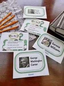 Black History Postcard Activity