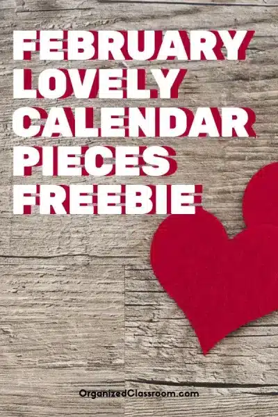 Teaching with Calendar Pieces