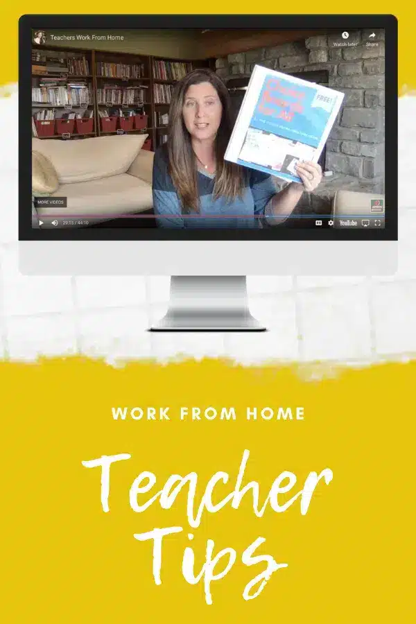 Work from Home Teaching Tips