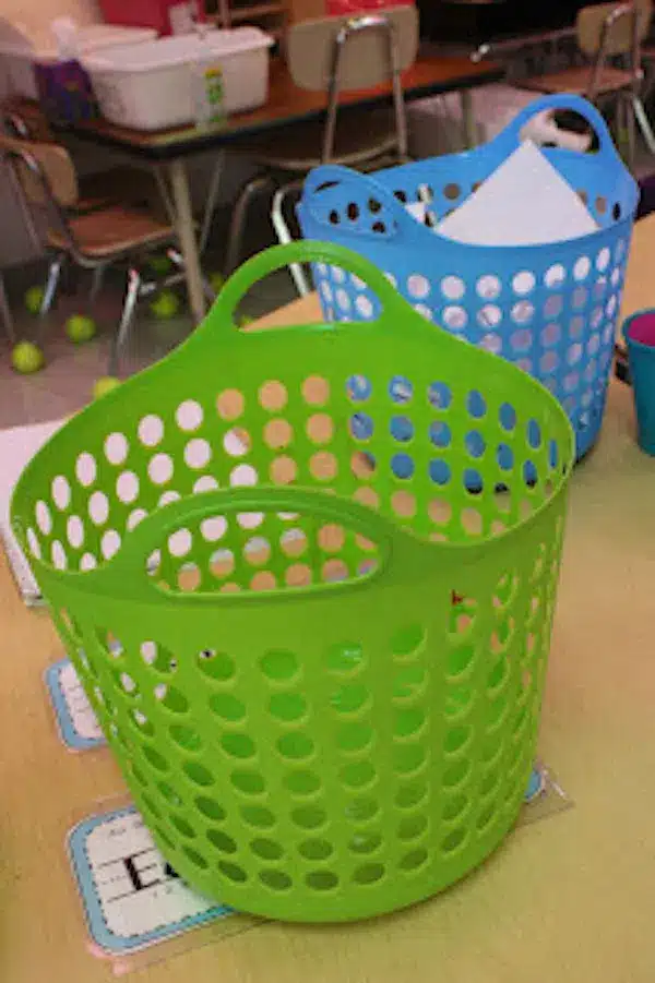 Recycling Labels for Paper Baskets