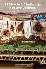 Free Worksheet- STEM + Art Challenge: Nature-Inspired Mixed Media Journal