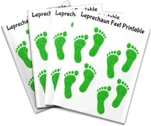 St. Patty's Day Green Footprints
