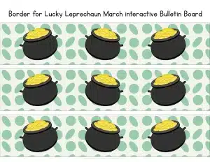 March Bulletin Board Border